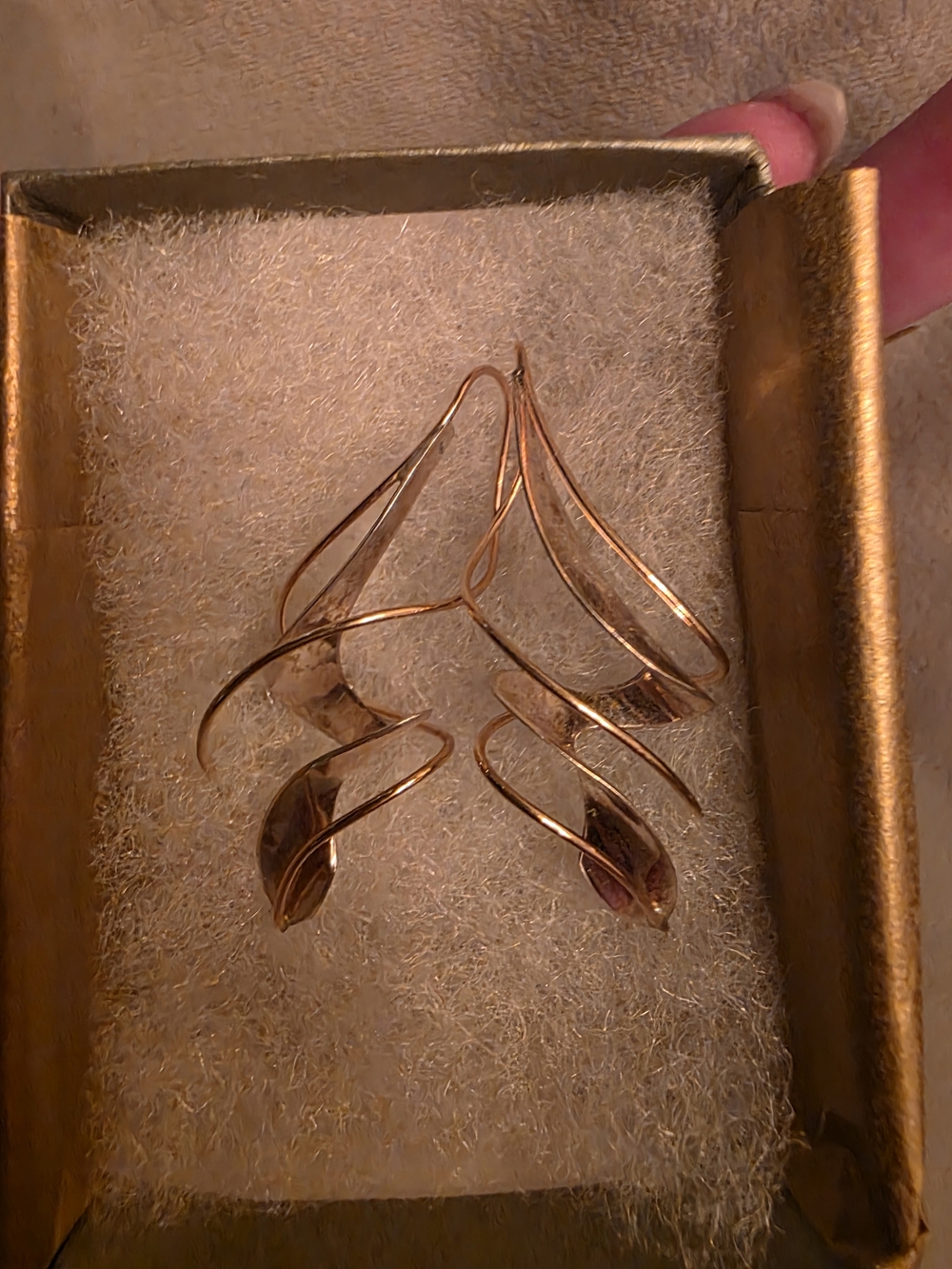 Elegant Gold and Silver Earrings